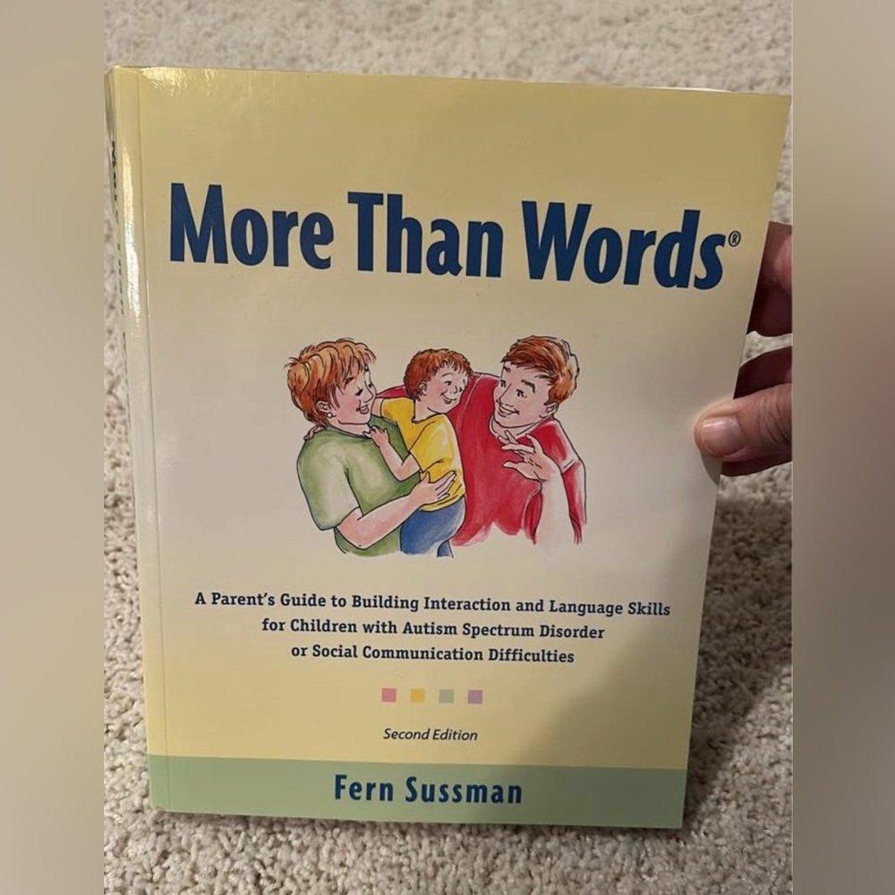Fern Sussman Book - More Than Words 2nd Ed. NWOT 424 Pages